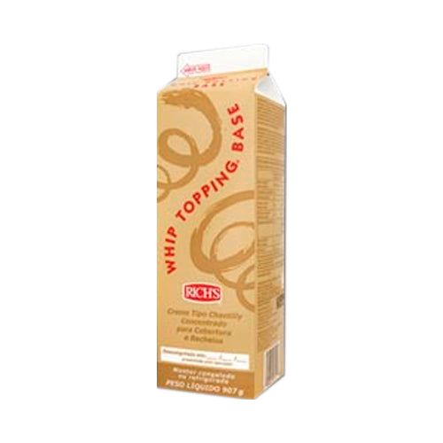 CREMA WHIP TOPINGG . BASE POR 907 GR,